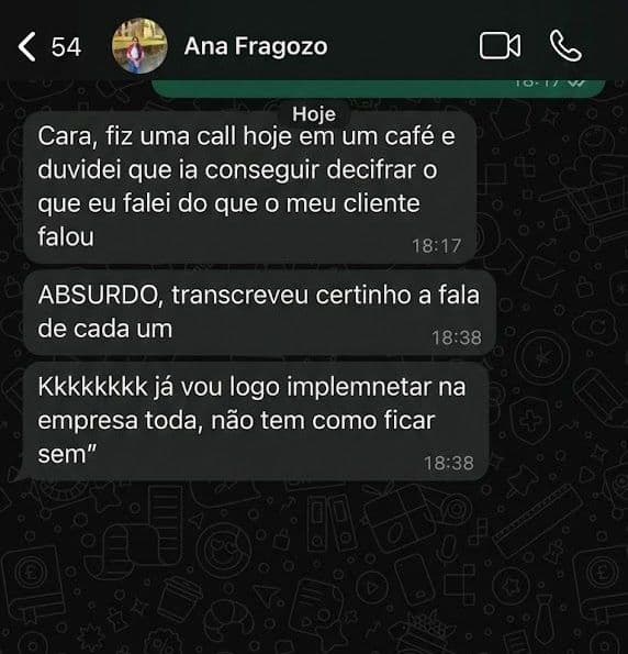 Feedback real de cliente usando ExVoice